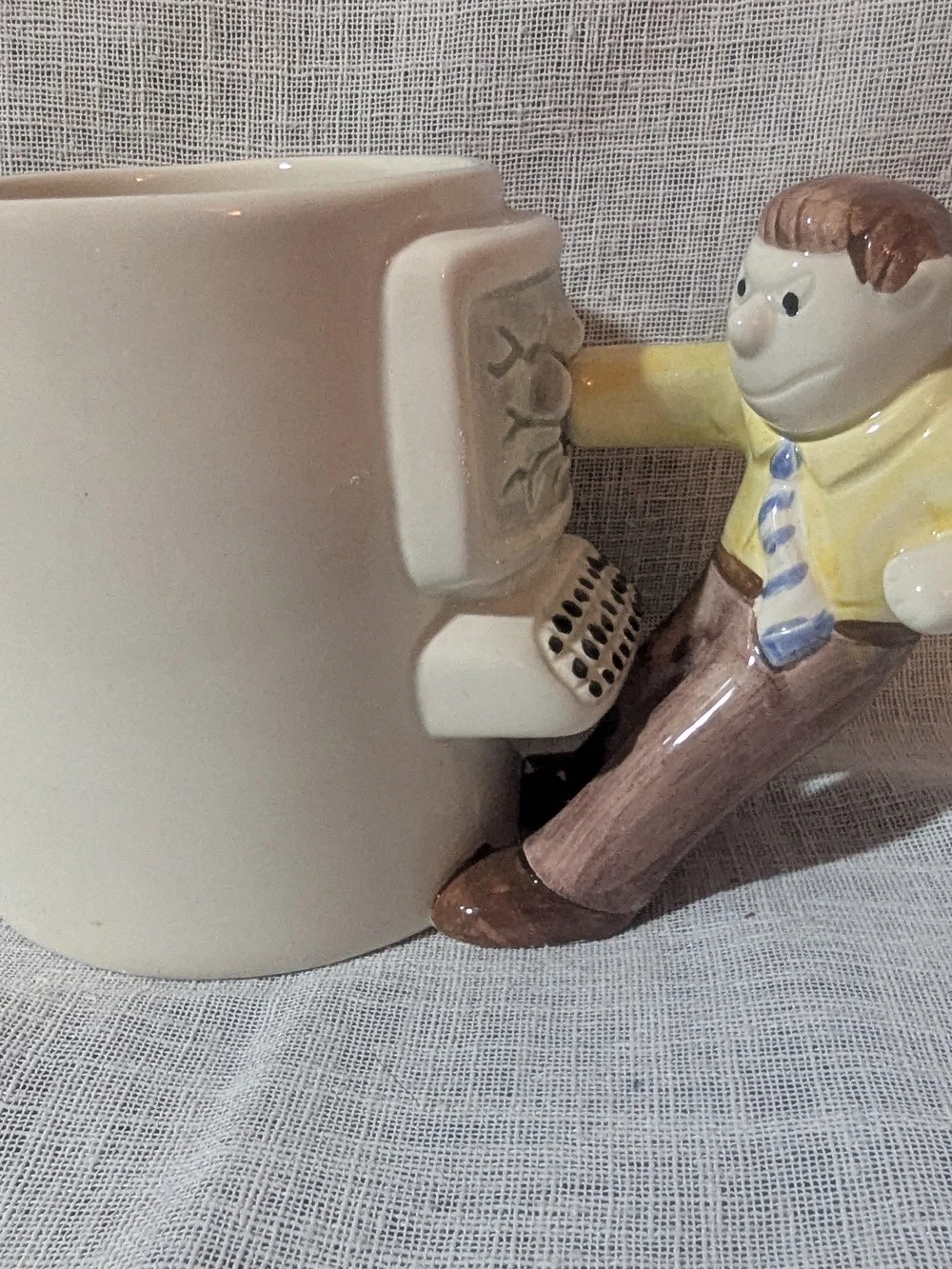Vintage Computer Programmer Software Ceramic Desk Art Mug